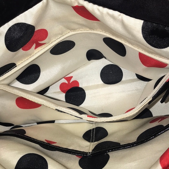 kate spade black top handle bag preowned - Picture 7 of 8